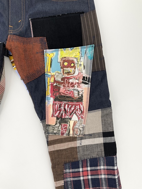 (Jean-Michel Basquiat) Cotton Lyocell Denim-2