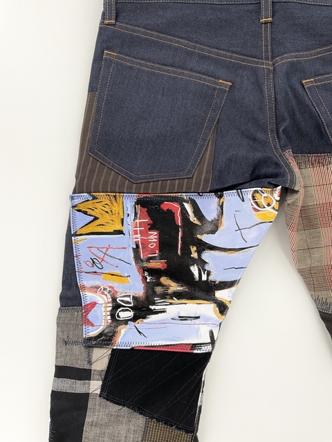(Jean-Michel Basquiat) Cotton Lyocell Denim-6