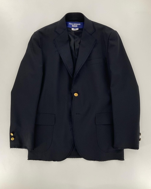 ［JUNYA WATANABE MAN］Wool Ester Striped Jacket-1