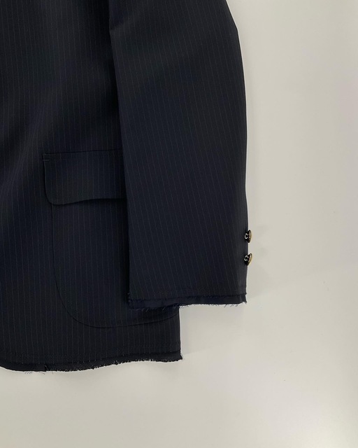 ［JUNYA WATANABE MAN］Wool Ester Striped Jacket-2
