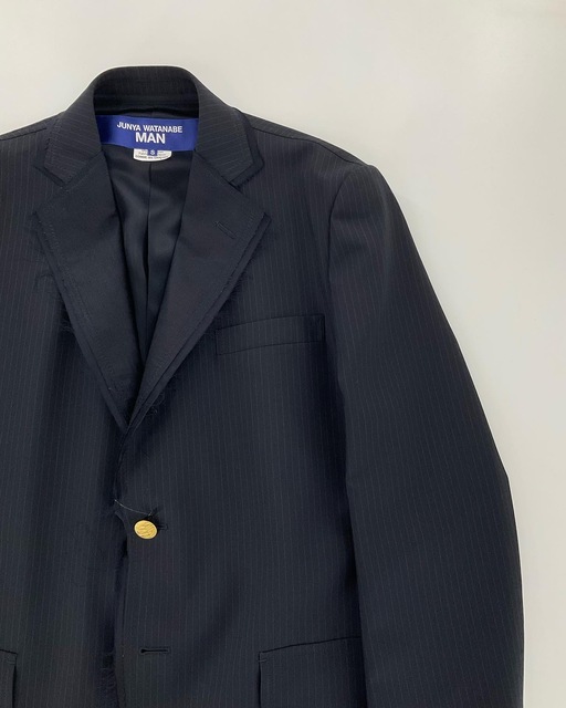 ［JUNYA WATANABE MAN］Wool Ester Striped Jacket-3