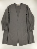 ［Share Spirit］Nylon Stretch Collarless Cardigan-1
