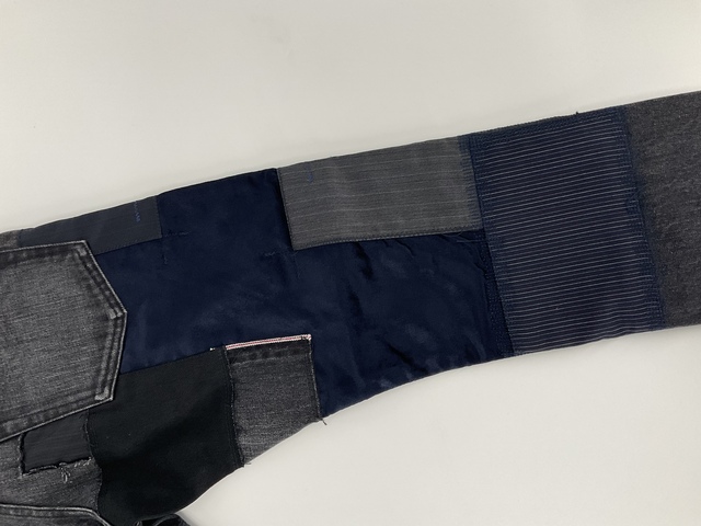 Cotton Selvedge Patchwork Denim-6