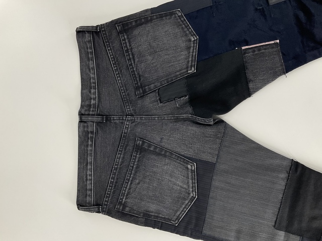 ［JUNYA WATANABE MAN］Cotton Selvedge Patchwork Denim-7