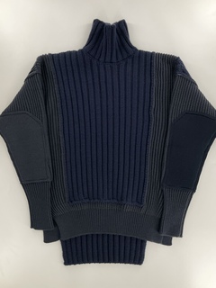 Spliced Hi-neck Sweater - MM⑥ Maison Margiela