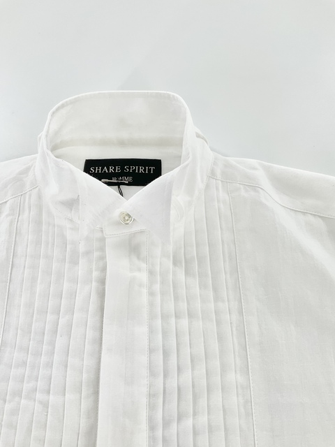 ［Share Spirit］Wing Collar Shirt-4
