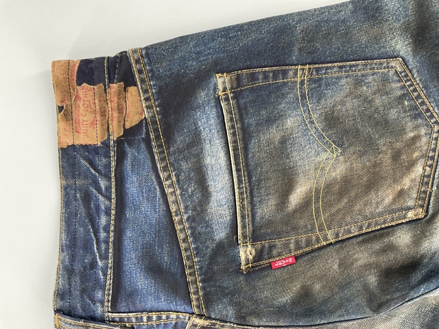 ［JUNYA WATANABE MAN×BerBerJin］Levi’s 551ZXX Print Denim-8