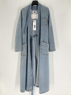 Collarless Denim Coat - MM⑥ Maison Margiela