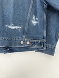 Damage Denim Jacket-7