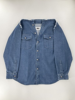 Collarless Denim Shirt - MM⑥ Maison Margiela