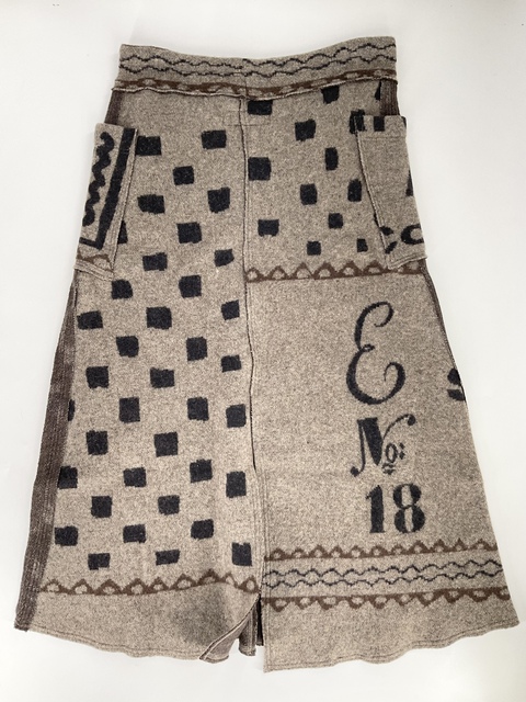 ［Share Spirit］Jacquard Knit Skirt-4