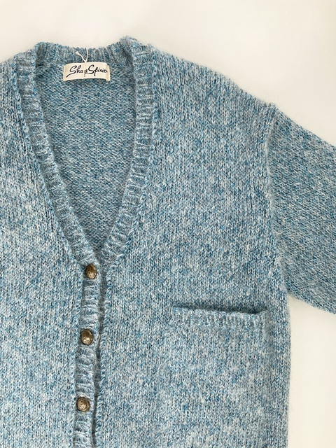 Portmix Mohair Lame Cardigan-3