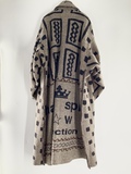 Silver Knit Jacquard Coat-2