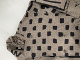 ［Share Spirit］Silver Knit Jacquard Coat-4