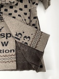 ［Share Spirit］Silver Knit Jacquard Coat-5
