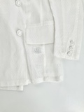 ［Share Spirit］Linen Dobby Jacquard Jacket-2