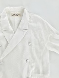 ［Share Spirit］Linen Dobby Jacquard Jacket-3