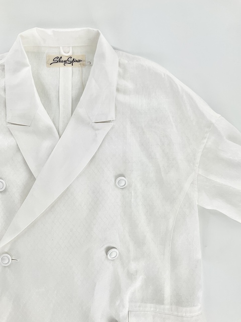 ［Share Spirit］Linen Dobby Jacquard Jacket-3
