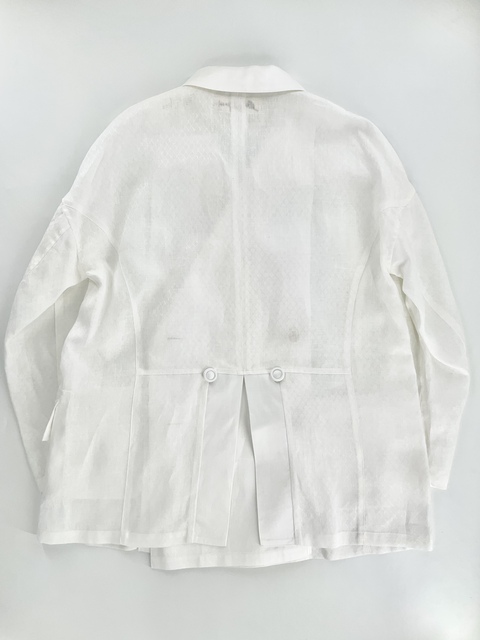 ［Share Spirit］Linen Dobby Jacquard Jacket-4