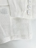 ［Share Spirit］Linen Dobby Jacquard Jacket-5