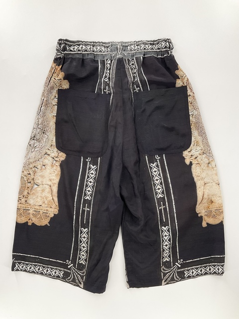 ［Share Spirit］Silk Bamboo Inkjet Pant-4