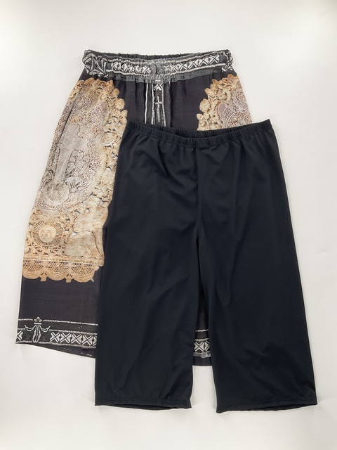 ［Share Spirit］Silk Bamboo Inkjet Pant-6