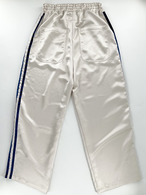 ［Share Spirit］Vintage Satin Track Jacket-4