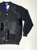 [JUNYA WATANABE MAN] PATCHWORK CARDIGAN-2