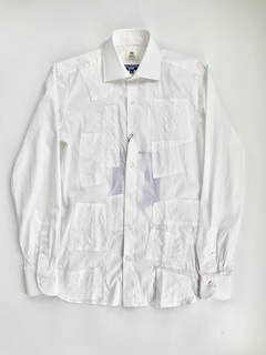 [JUNYA WATANABE MAN×LUIGI BORRELLI] PATCHWORK SHIRT - JUNYA WATANABE MAN
