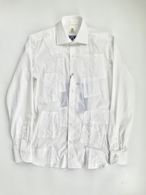 [JUNYA WATANABE MAN×LUIGI BORRELLI] PATCHWORK SHIRT-1