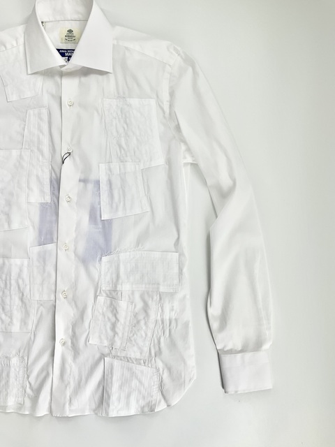[JUNYA WATANABE MAN×LUIGI BORRELLI] PATCHWORK SHIRT-2