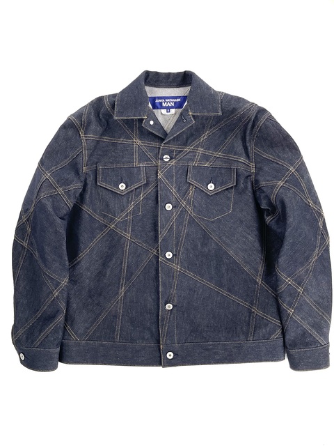 24SS JUNYA WATANABE MAN パッチワーク デニムジャケット 未使用】ジュンヤワタナベマン 24SS パッチワークデニム