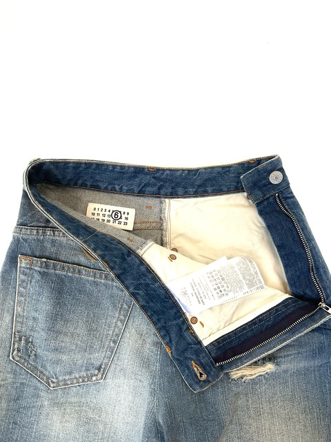 [MM6 Maison Margiela] TWISTED DENIM-4