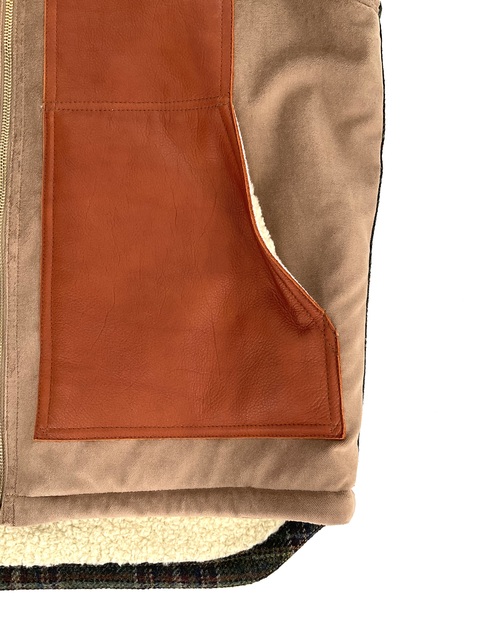 [JUNYA WATANABE MAN×FILSON] PATCHWORK VEST-2