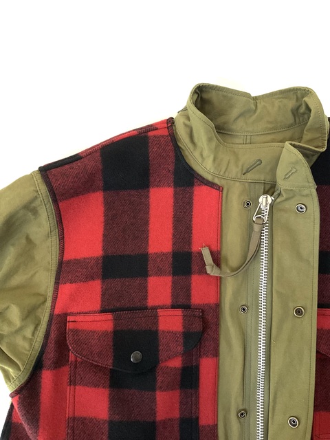 [JUNYA WATANABE MAN×FILSON] PATCHWORK COAT-4