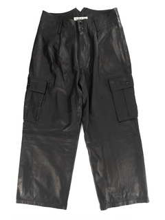 [Share Spirit] LEATHER CARGO PANT - SHARE SPIRIT