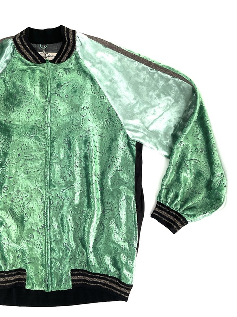 [Share Spirit] VELVET SOUVENIR JACKET-3
