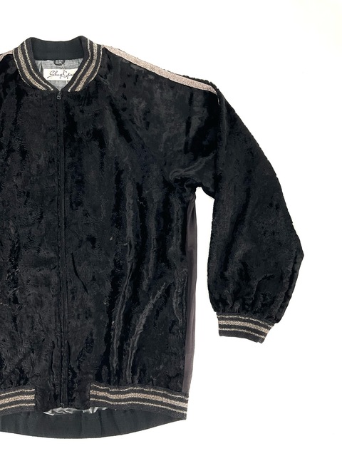 [Share Spirit] VELVET SOUVENIR JACKET-3