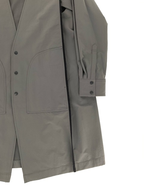 STRETCH LONG CARDIGAN-2