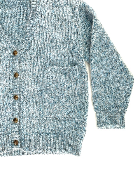 PORTMIX MOHAIR LAME CARDIGAN-2