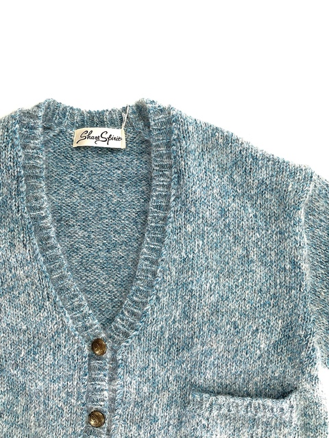 PORTMIX MOHAIR LAME CARDIGAN-3