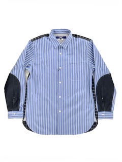 STRIPE & PLAID SHIRT - JUNYA WATANABE MAN