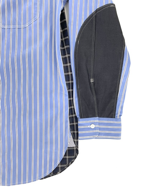 STRIPE & PLAID SHIRT-2