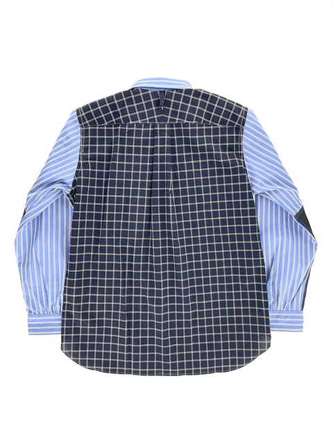 STRIPE & PLAID SHIRT-4