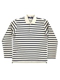 STRIPED KNIT POLO-1