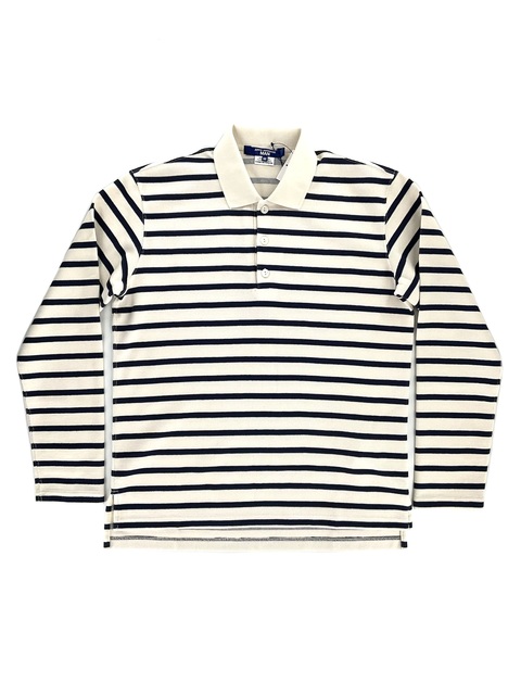 STRIPED KNIT POLO-1