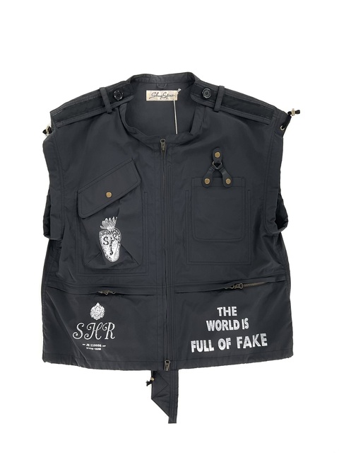 TAFFETA VINTAGE TUMBLER VEST-1