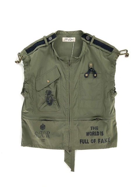 TAFFETA VINTAGE TUMBLER VEST-1