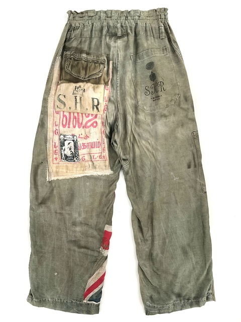 SILK BAMBOO INKJET PANT-6