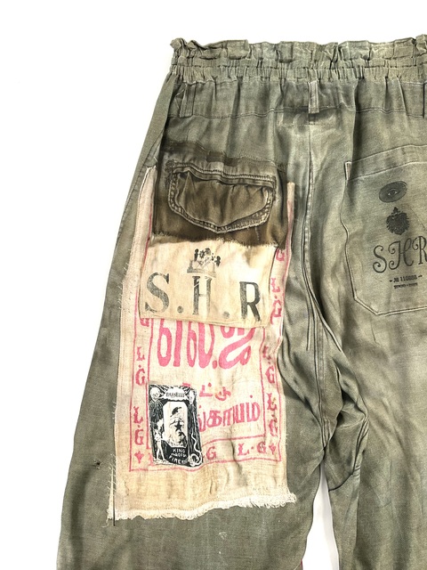 SILK BAMBOO INKJET PANT-7